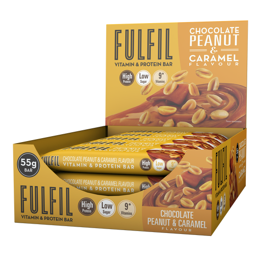 Chocolate Peanut and Caramel Protein Bar - 15x55g
