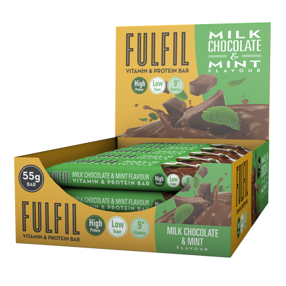 Milk Chocolate and Mint Protein Bar - 15x55g